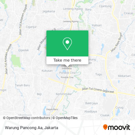 Warung Pancong Aa map