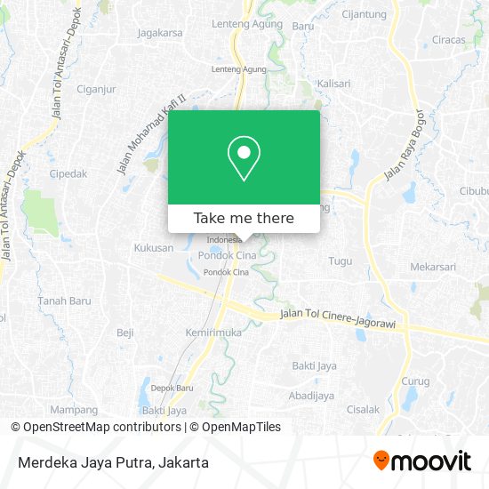 Merdeka Jaya Putra map