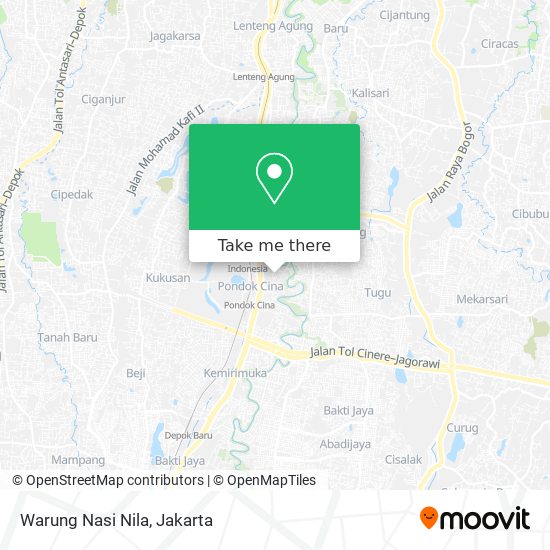 Warung Nasi Nila map