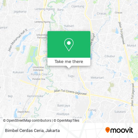 Bimbel Cerdas Ceria map