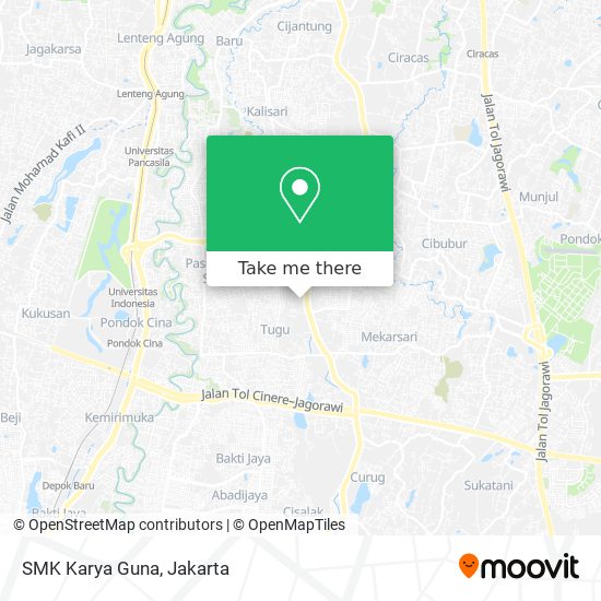 SMK Karya Guna map