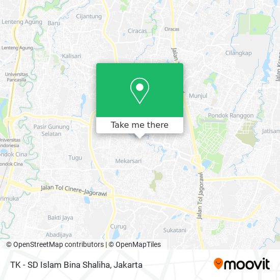 TK - SD Islam Bina Shaliha map