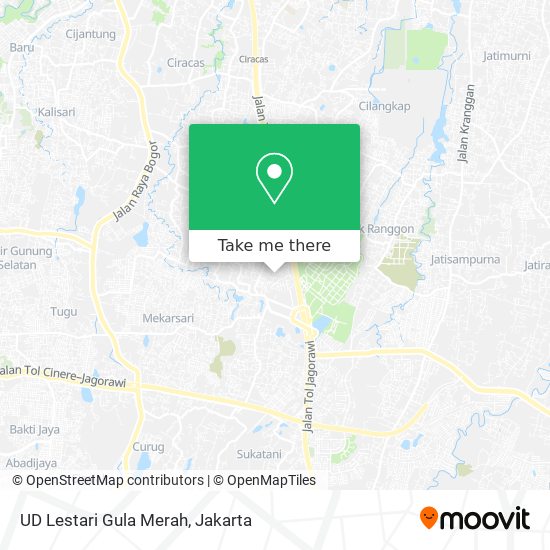 UD Lestari Gula Merah map