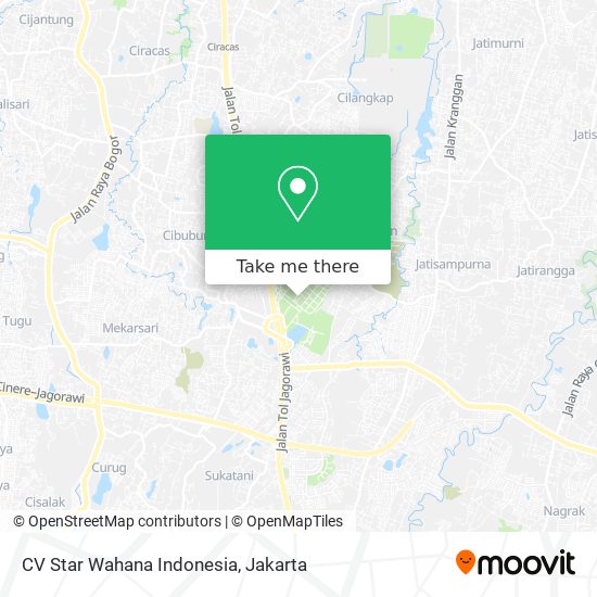 CV Star Wahana Indonesia map