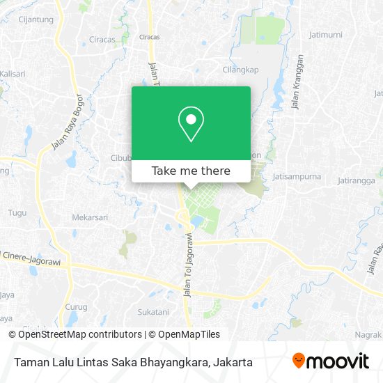 Taman Lalu Lintas Saka Bhayangkara map