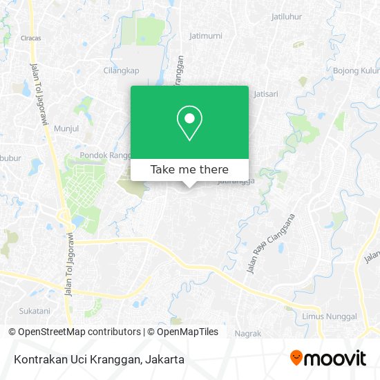 Kontrakan Uci Kranggan map