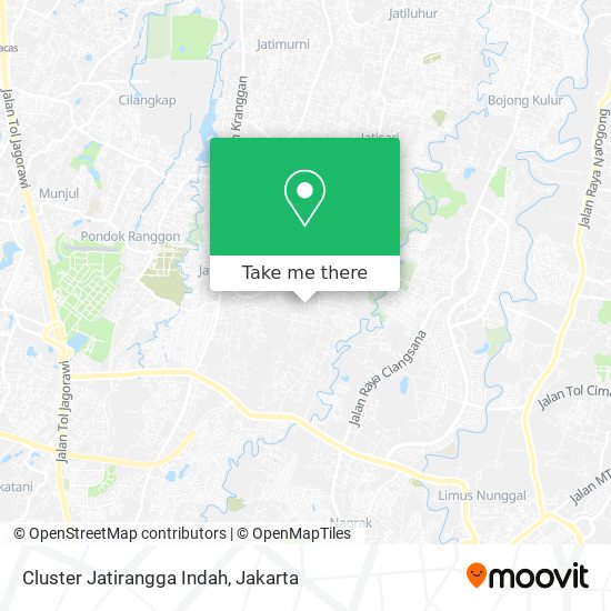 Cluster Jatirangga Indah map