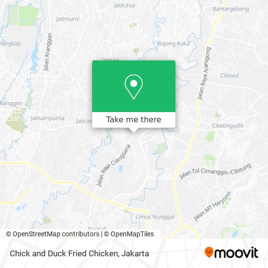 Chick and Duck Fried Chicken map