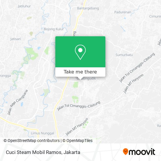 Cuci Steam Mobil Ramos map