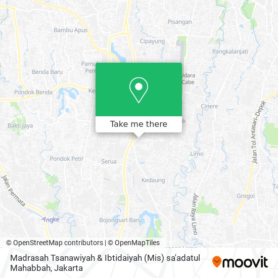Madrasah Tsanawiyah & Ibtidaiyah (Mis) sa'adatul Mahabbah map
