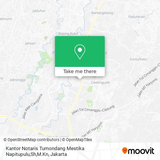 Kantor Notaris Tumondang Mestika Napitupulu,Sh,M.Kn map