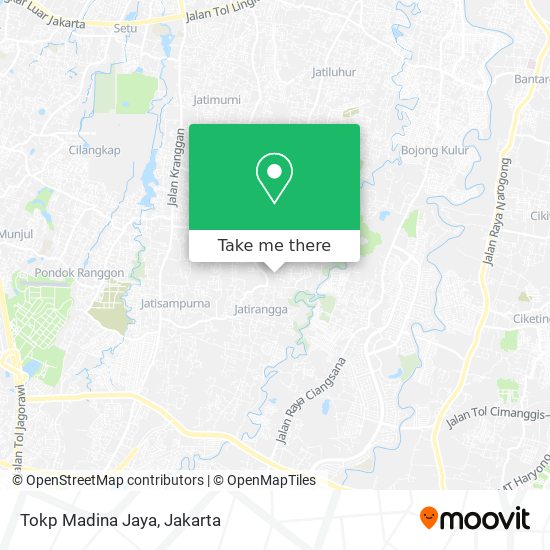 Tokp Madina Jaya map