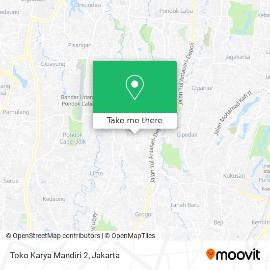 Toko Karya Mandiri 2 map