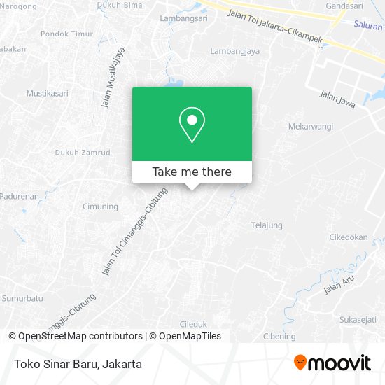 Toko Sinar Baru map