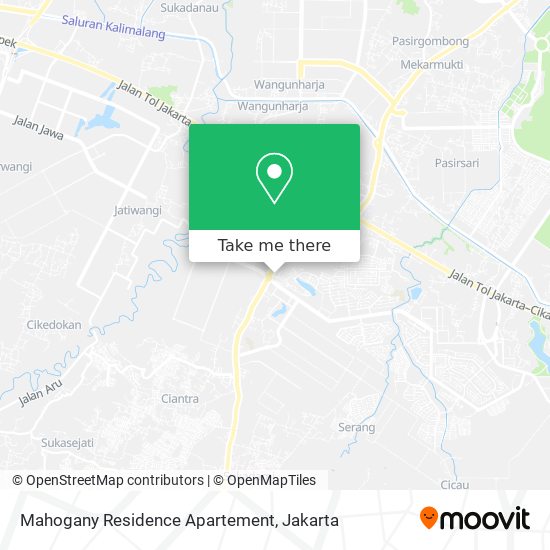 Mahogany Residence Apartement map