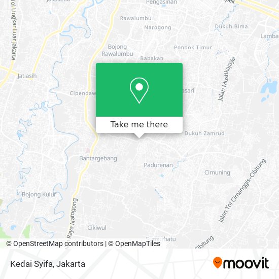 Kedai Syifa map