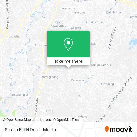 Serasa Eat N Drink map