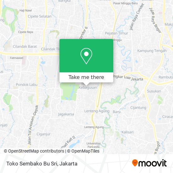 Toko Sembako Bu Sri map