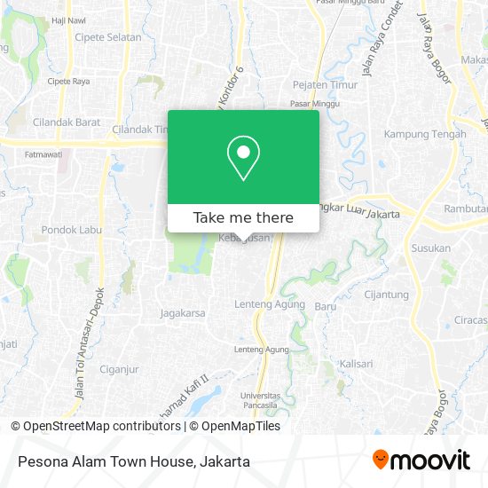 Pesona Alam Town House map