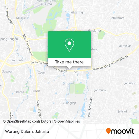 Warung Dalem map