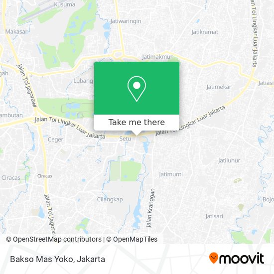 Bakso Mas Yoko map