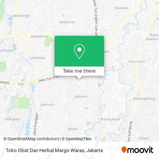 Toko Obat Dan Herbal Margo Waras map