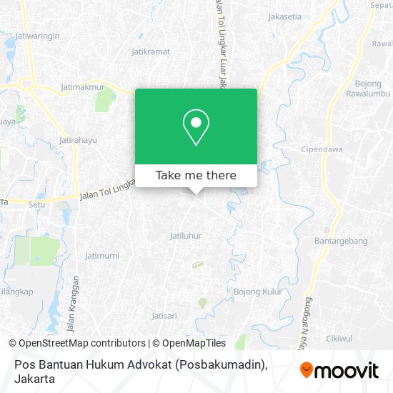 Pos Bantuan Hukum Advokat (Posbakumadin) map