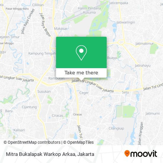 Mitra Bukalapak Warkop Arkaa map