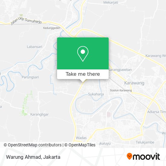 Warung Ahmad map