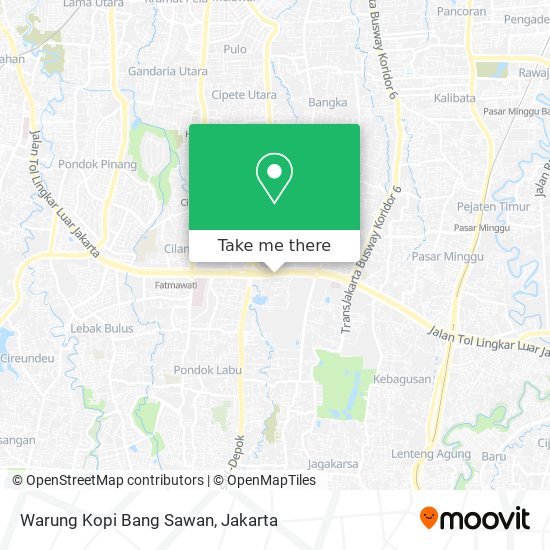 Warung Kopi Bang Sawan map