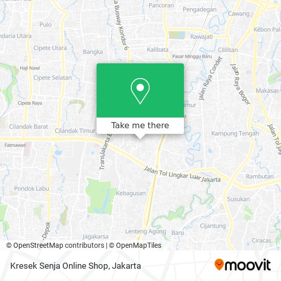 Kresek Senja Online Shop map