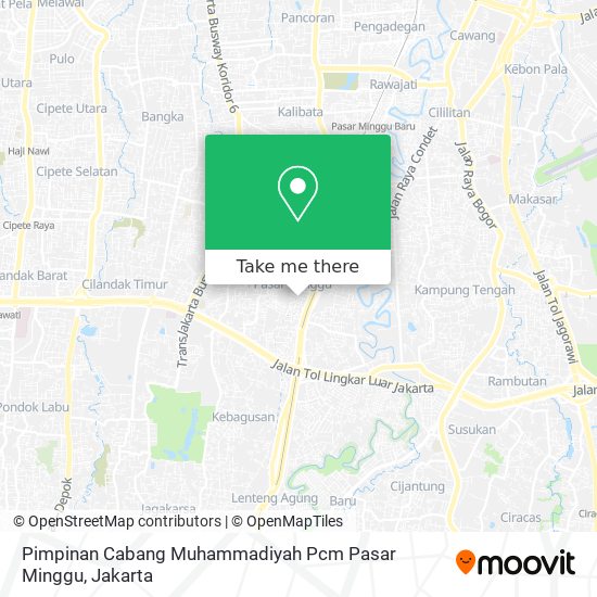Pimpinan Cabang Muhammadiyah Pcm Pasar Minggu map