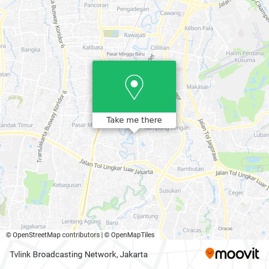 Tvlink Broadcasting Network map