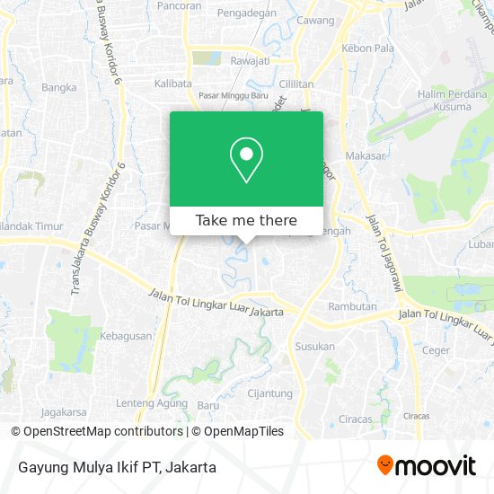 Gayung Mulya Ikif PT map