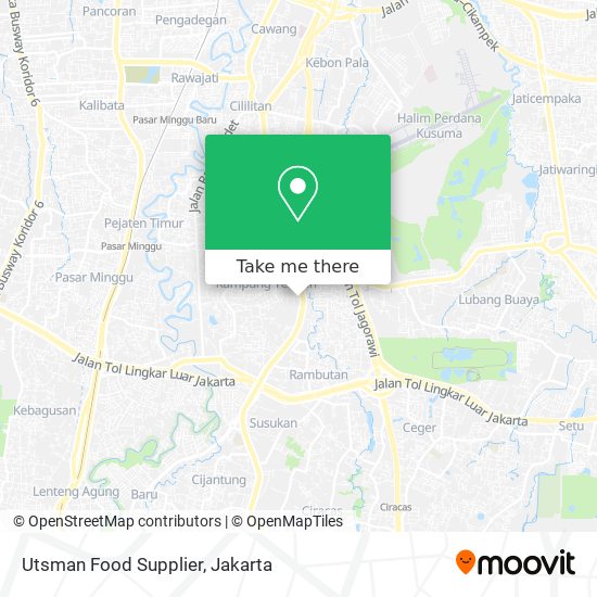 Utsman Food Supplier map