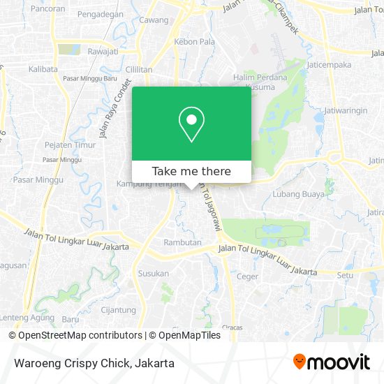 Waroeng Crispy Chick map