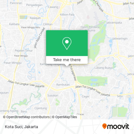 Kota Suci map