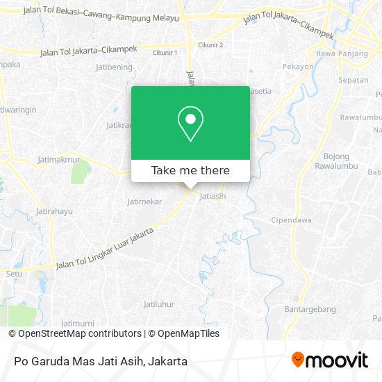 Po Garuda Mas Jati Asih map