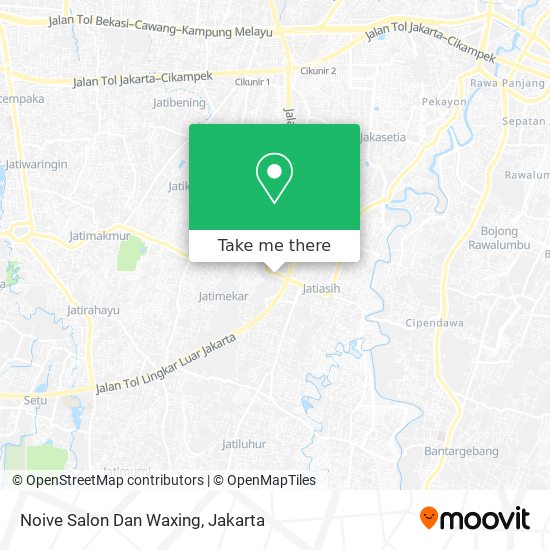 Noive Salon Dan Waxing map