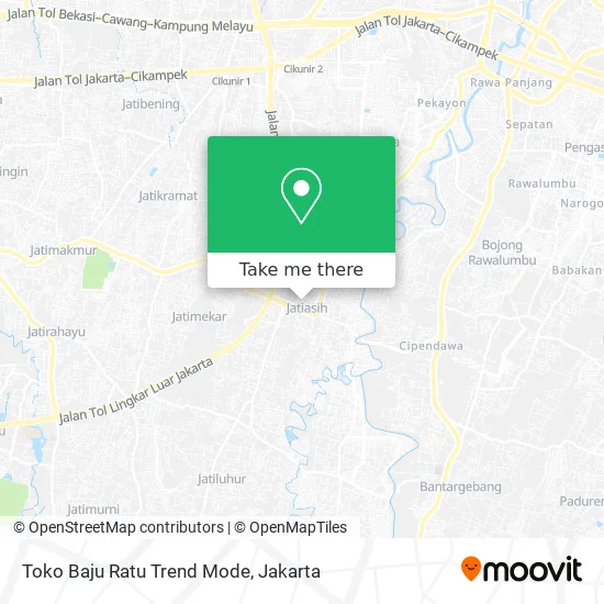 Toko Baju Ratu Trend Mode map