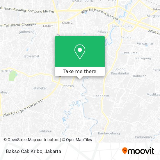 Bakso Cak Kribo map