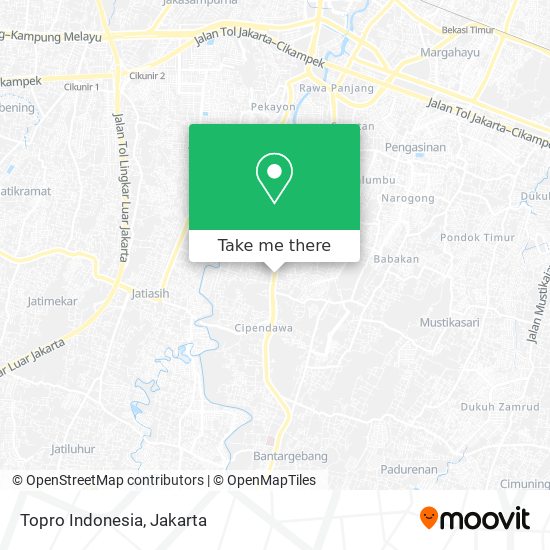 Topro Indonesia map