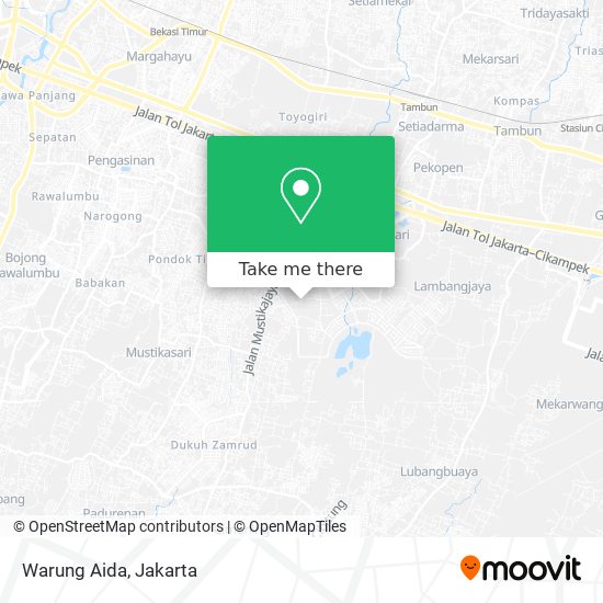 Warung Aida map