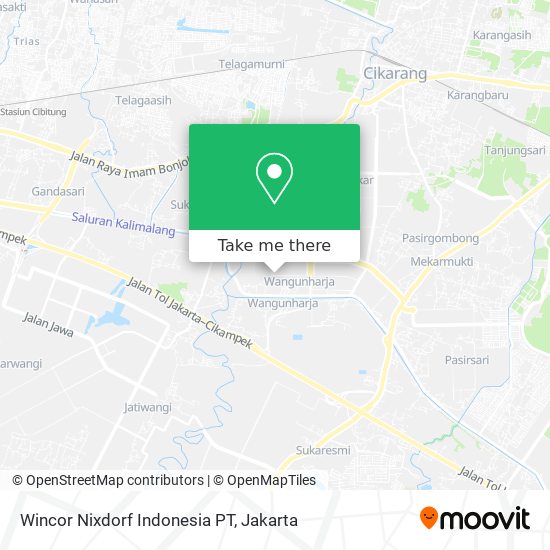 Wincor Nixdorf Indonesia PT map