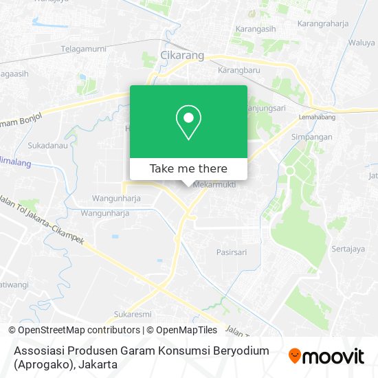 Assosiasi Produsen Garam Konsumsi Beryodium (Aprogako) map