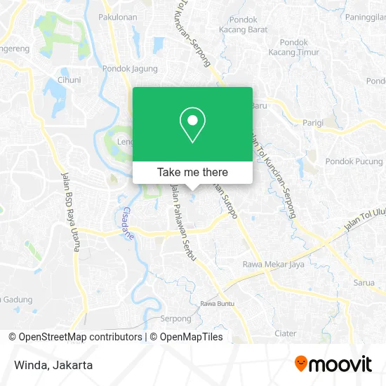 Winda map