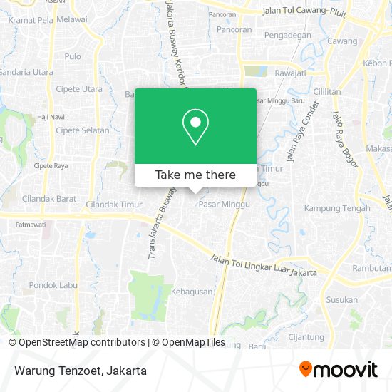 Warung Tenzoet map