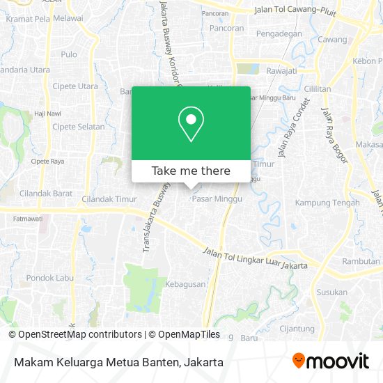 Makam Keluarga Metua Banten map