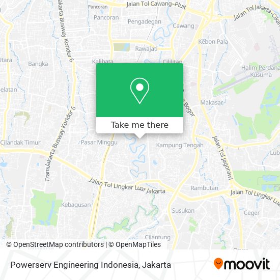 Powerserv Engineering Indonesia map