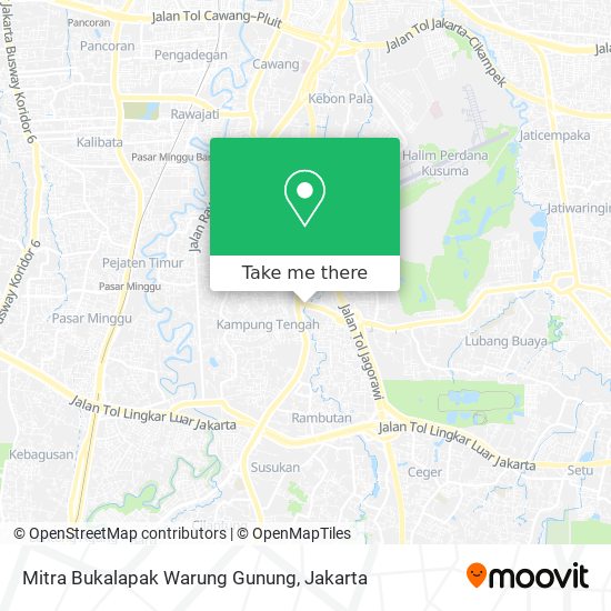 Mitra Bukalapak Warung Gunung map